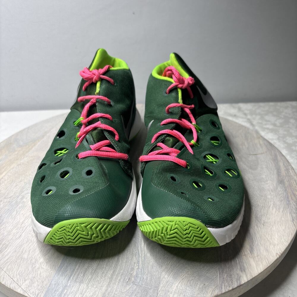 Nike Zoom HyperRev Green Pink Men’s Basketball Shoes Size 8.5 - Picture 3 of 11
